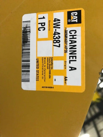 New OEM Genuine Caterpillar, Channel A - Part # 4W4387