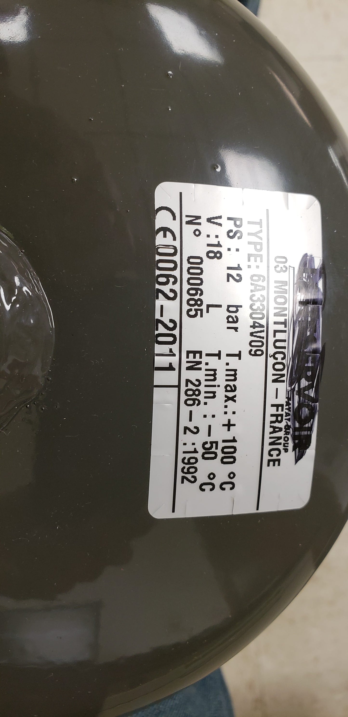 New OEM Genuine Caterpillar, Tank A - Part # 6A3304