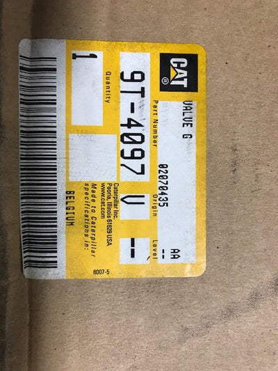 New OEM Genuine Caterpillar, Valve G - Part # 9T4097