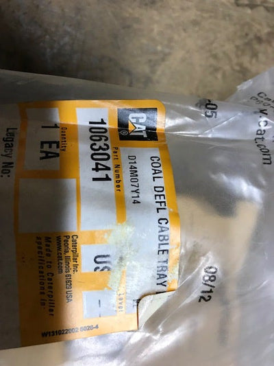 New OEM Genuine Caterpillar, Coal Defl Cable Tray Iii C - Part # 1063041