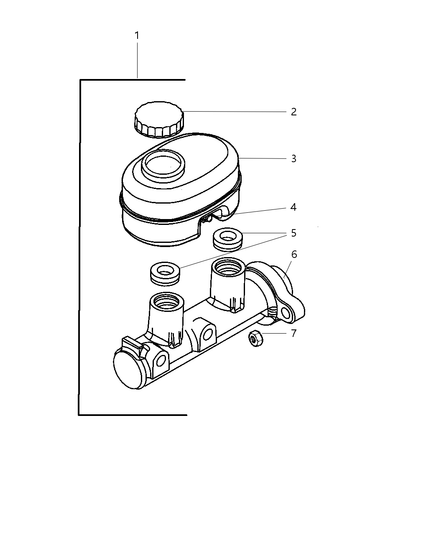 Reservoir Brake Master Cylinder