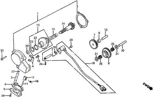 Shaft, Reduction Gear