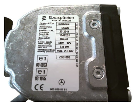 New 2006 Fits Chrysler Sprinter 2500 Heater-Supplemental Diesel Fuel - Part # 5135679AA