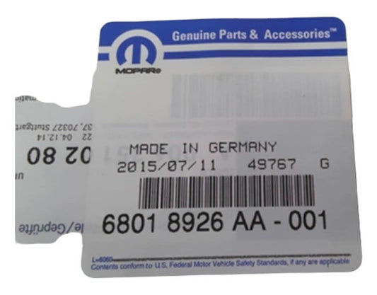 New 2007-2009 Fits Chrysler Sprinter 2500 Gasket-Differential Cover - Part # 68018926AA