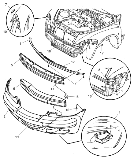 Reinforcement Front Bumper