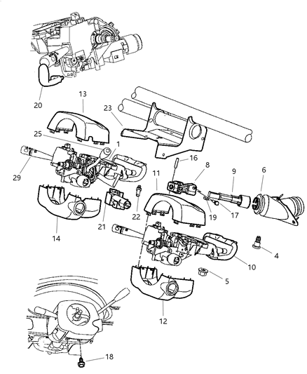 Shroud Steering Column