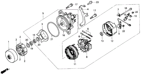 Core, Rotor (Hitachi)