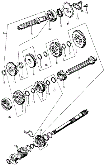 Gear, Mainshaft Top (24T)