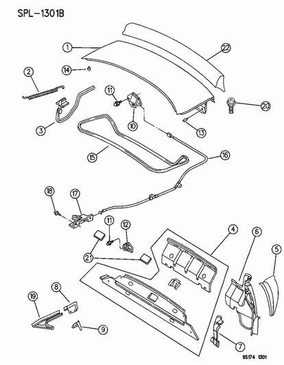 Striker, Deck Lid Latch