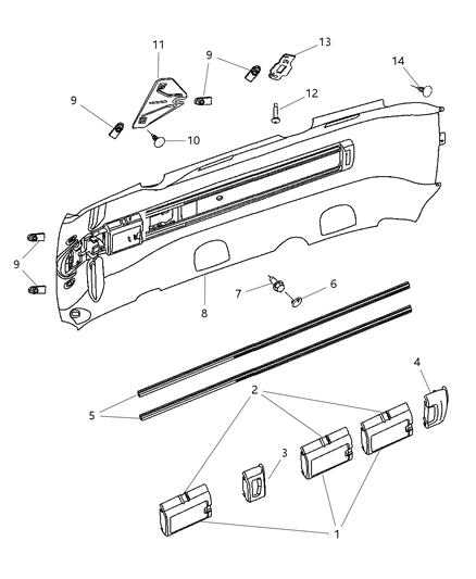 Bracket Overhead Rail System 2Nd Roof Bow