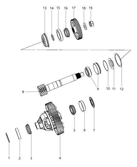 New 2008-2010 Fits Chrysler PT Cruiser Differential-Transaxle - Part # 4800248AC