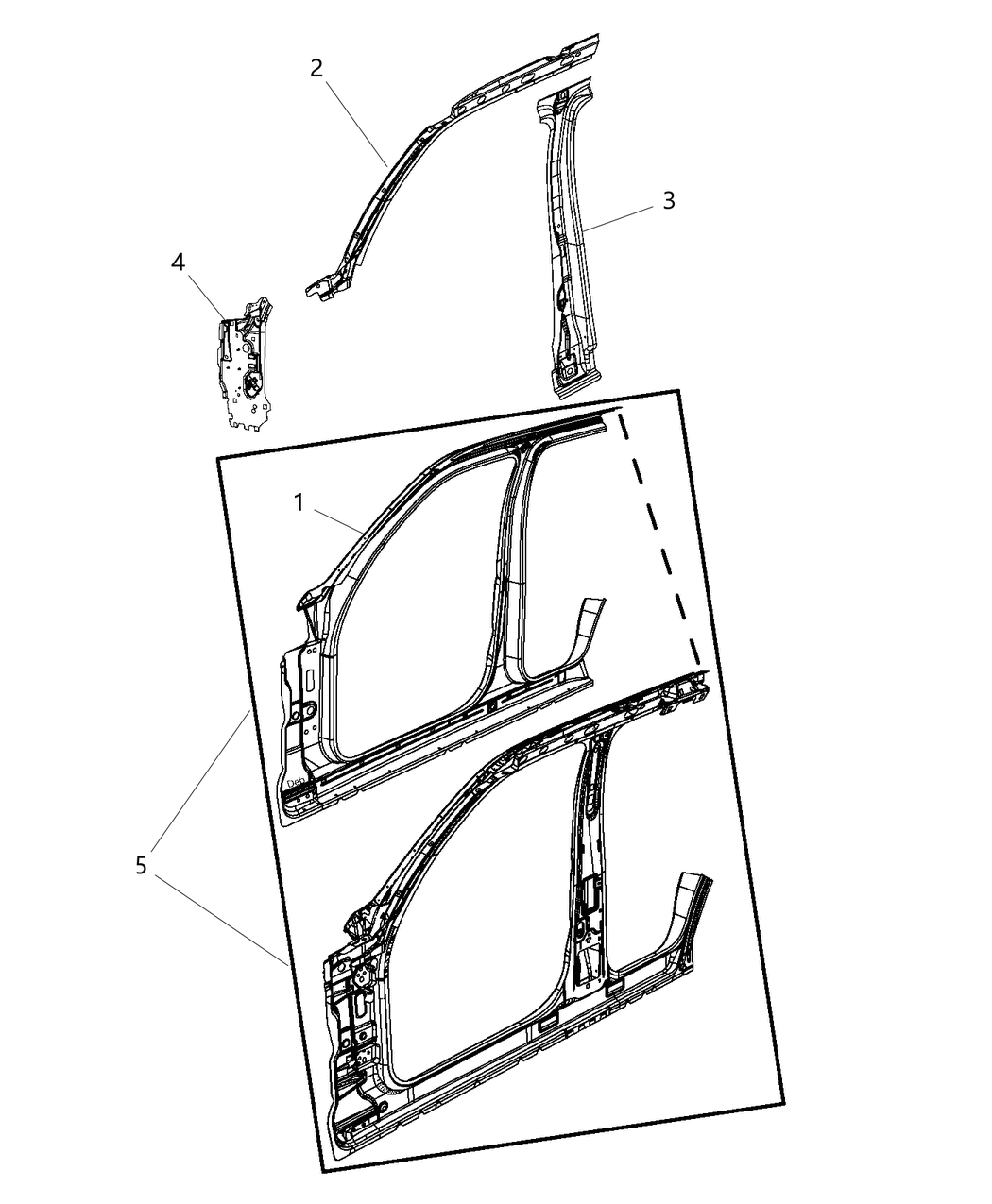 Panel Kit Body Side Aperture Front Complete Front Panel