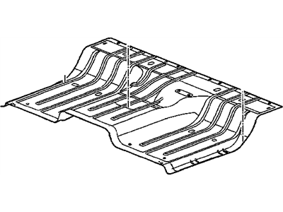 New 2002-2012 Fits Chrysler 1500 Panel-Rear Floor Pan - Part # 55275548AA