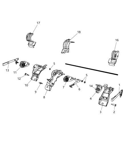 Recliner Seat Back 60% Outboard