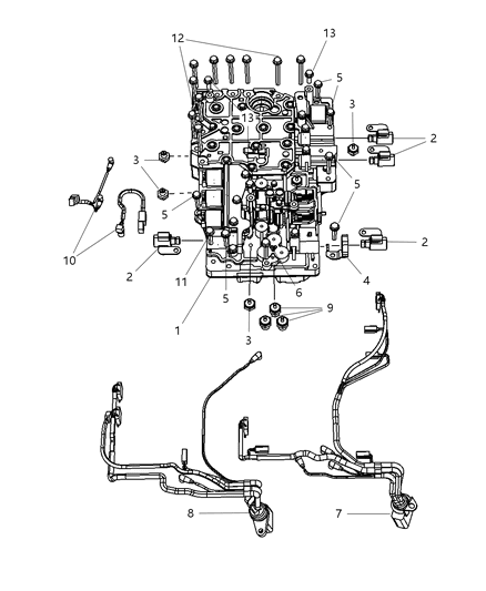 Harness Valve Body Solenoid