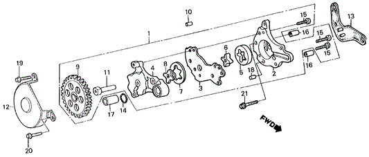 Cover, Oil Pump