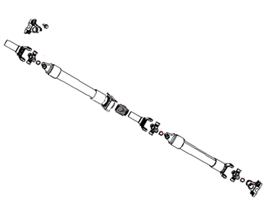 Shaft Drive Rear 2-Piece