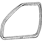 Weatherstrip, Front Door, Door Mounted