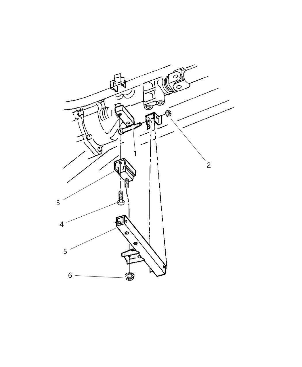 Crossmember, Transmission Mounting