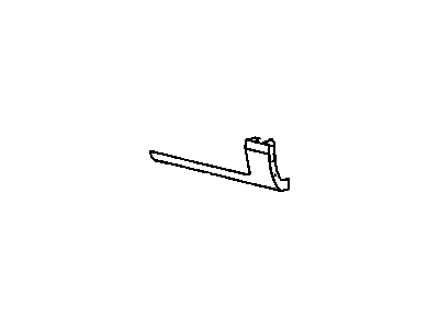 New 1996-2000 Fits Chrysler Grand Caravan, Town & Country Molding Rear Sill - Part # PJ94SS5