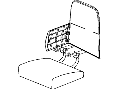 Cover Rear Seat Cushion Left