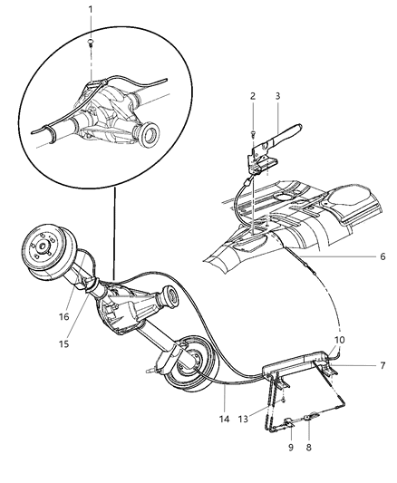 Cable Parking Brake