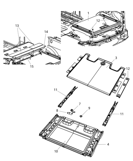 Storage Bin Rear Load Floor