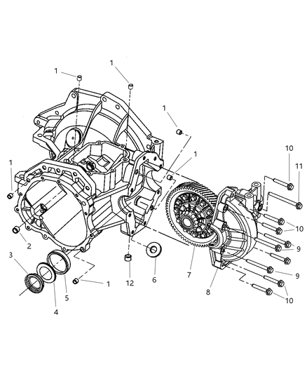 New 2002-2005 Fits Chrysler Neon Screw - Part # 4856863