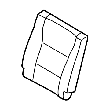 Cover Assy - Rear Seat Back