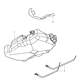 New OEM Genuine Plymouth, Left Fuel Tank Strap - Part # 5278013AD