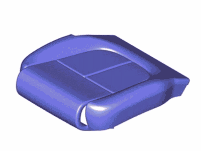 Cover And Pad - Front Seat Cushion