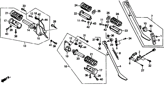 Bracket, R. Step