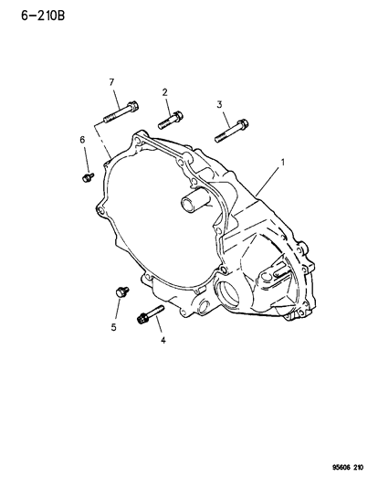 New 1992-1996 Fits Chrysler Avenger Bolt T/M Connecting - Part # MD740892
