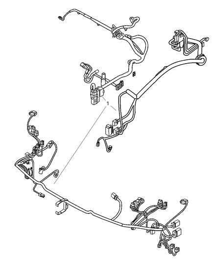 New 2005 Fits Chrysler 300 Wiring-Headlamp And Dash - Part # 5059051AD