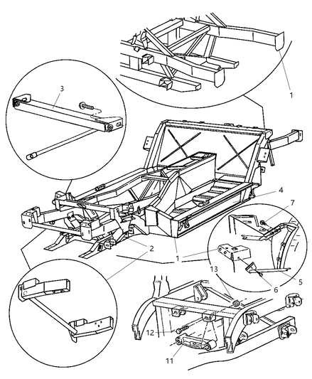 Crossmember Front Frame