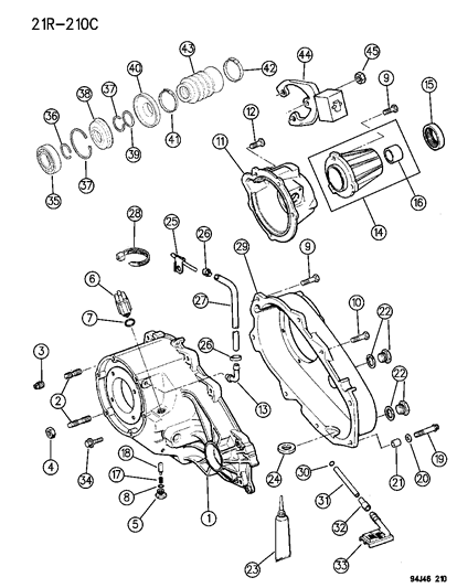 Case Asembly, Front, (Includes Annulus Gear And Retention Ring)