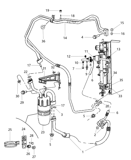 O Ring A/C Line