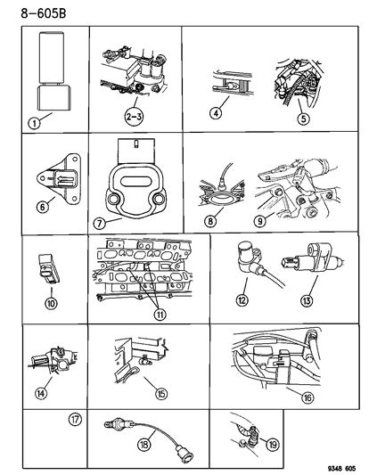 Sensor, Cam Reference (Camshaft Position Sensor) (Insul. Not Serv., Spacer 5252229,3.5 Eng.