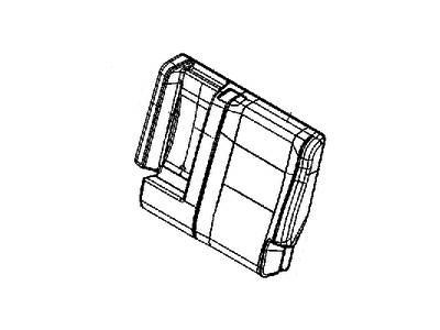 Cover Rear Seat Back Left