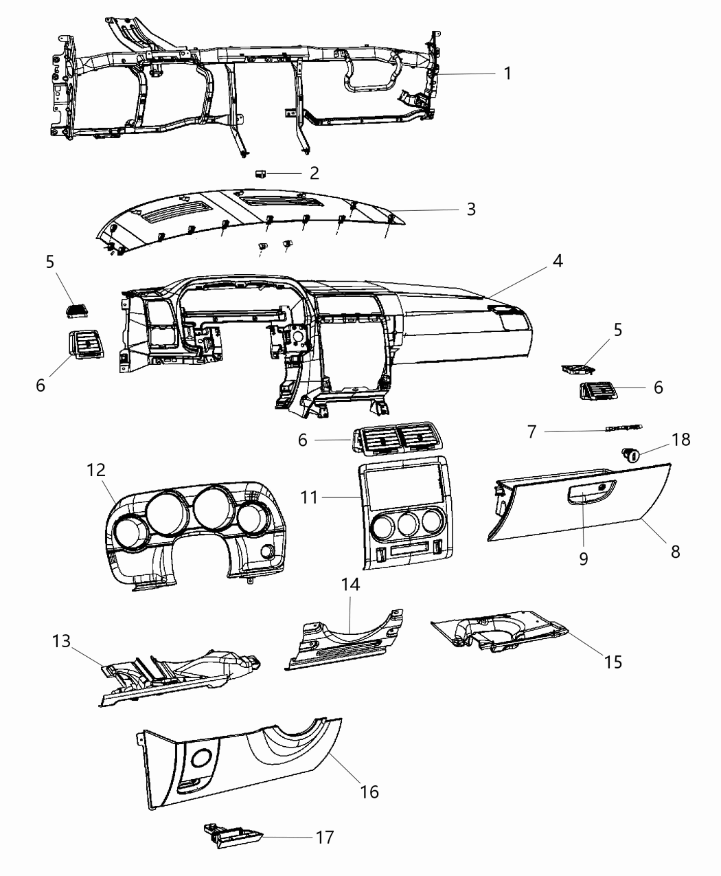 Door Glove Box