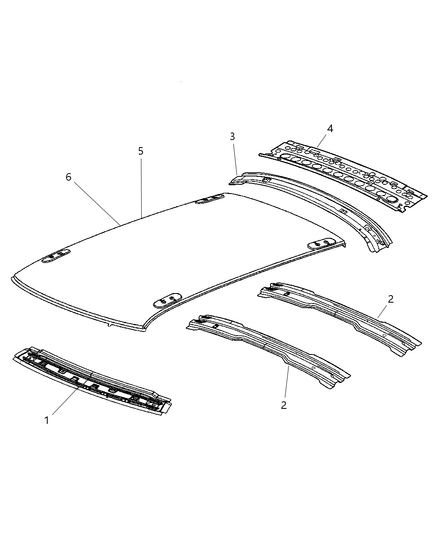 Panel Roof Without Sunroof Opening