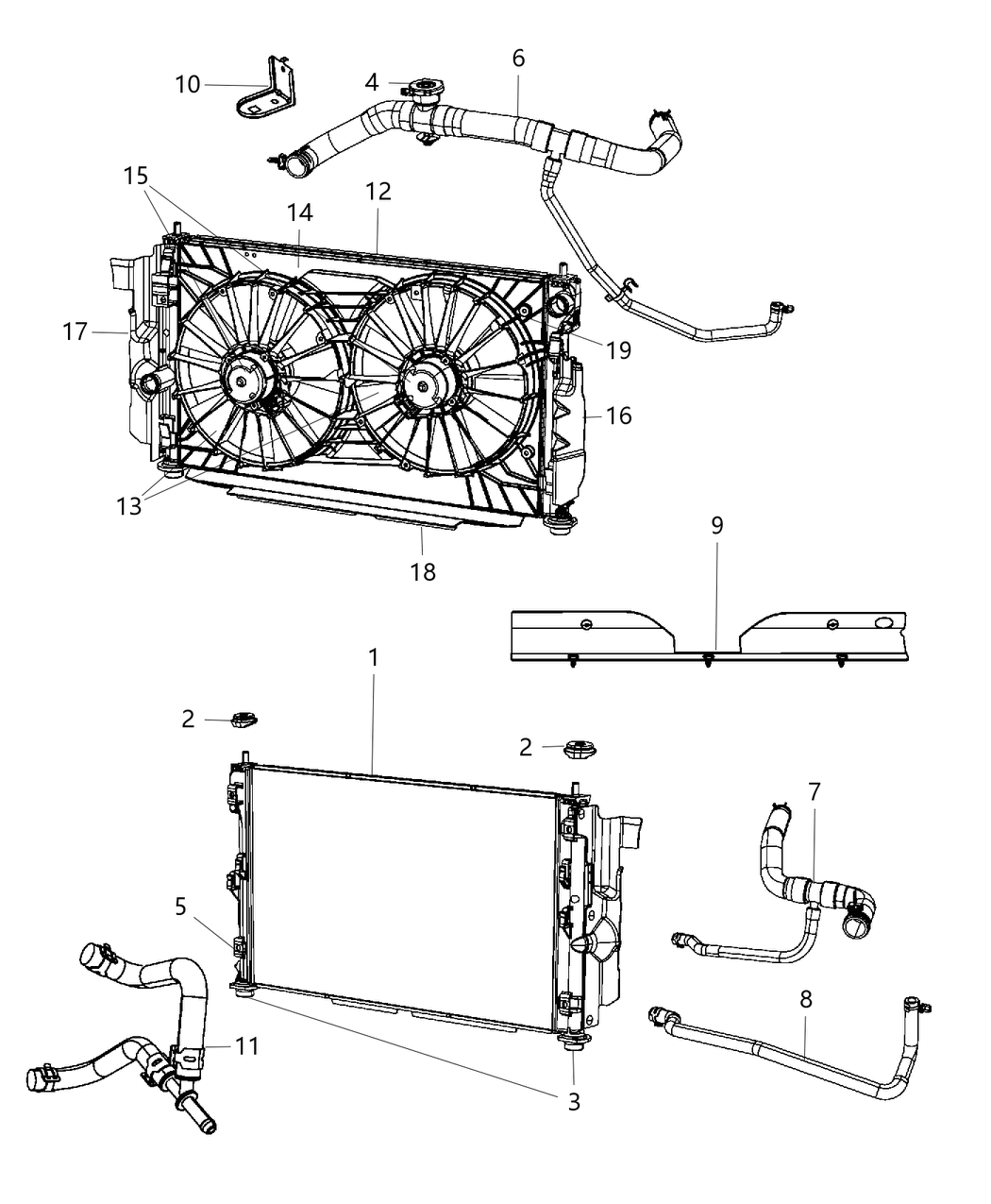Seal Radiator Upper