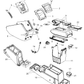 Cupholder Floor Console