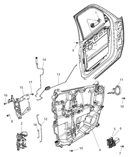 Motor Window Regulator 6 Pin