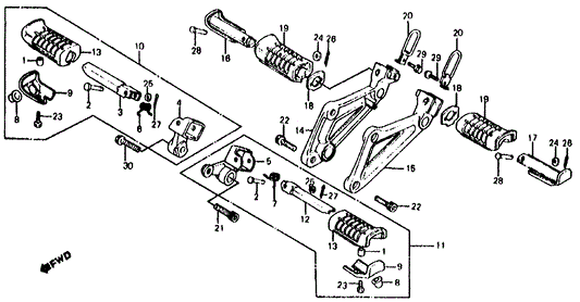Holder, L. Pillion Step