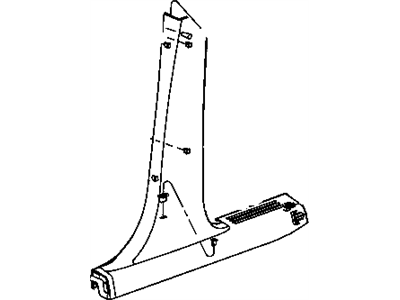 New 2007-2011 Fits Chrysler Nitro Panel-B Pillar - Part # 5KH89XDVAC