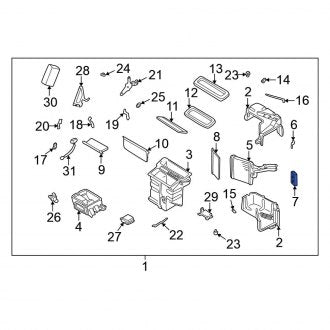 New Fits Nissan, HVAC Case Seal - Part # 287130W715