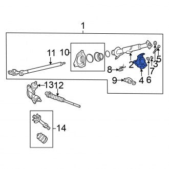 New Fits Nissan, Steering Column Housing Support - Part # 489634W910