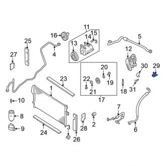 New Fits Nissan, A/C Condenser Mount - Part # 92552VL30A