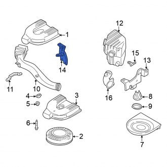 New Fits Nissan, Air Cleaner Bracket - Part # 16574F4500